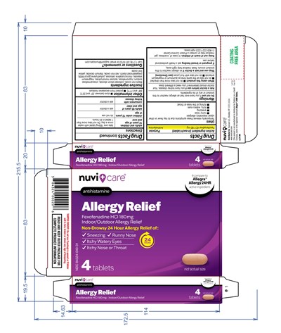 Allergy Relief 180mg_4tab_l175-00 (Allergy Relief 180mg 4tab L175 00)